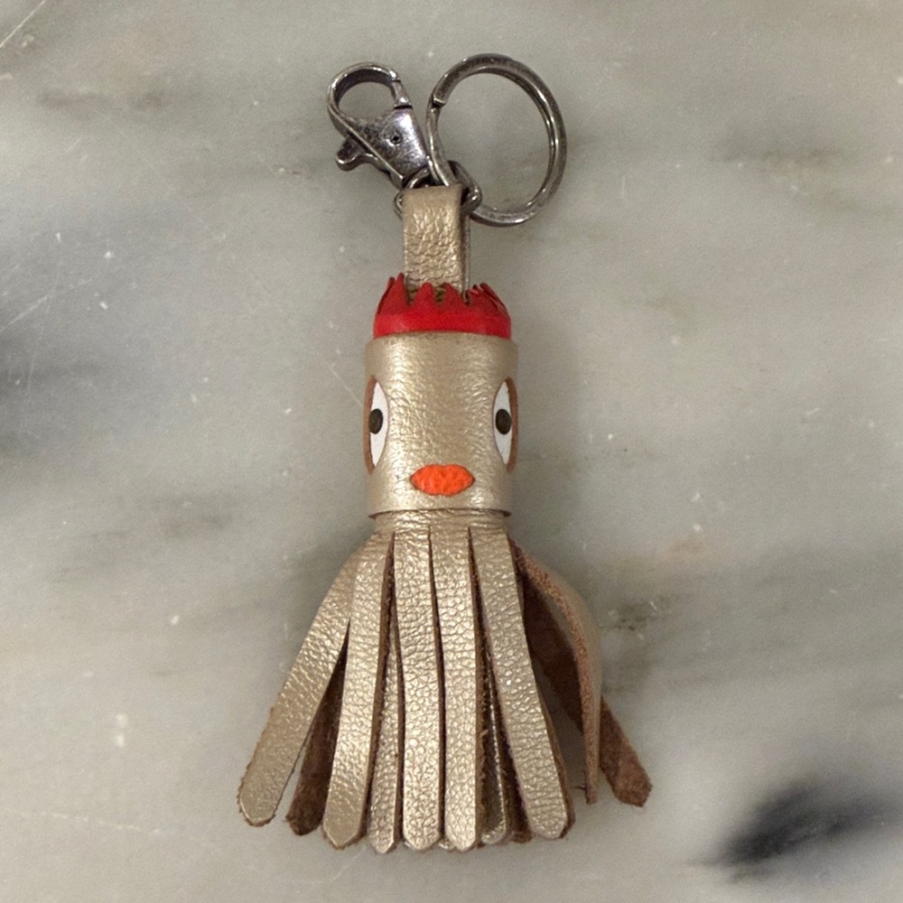 Min & Mon Gold and Red Key Holder